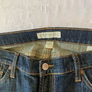 Womens Low Rise Stetson Denim Flared Jeans, Size 10